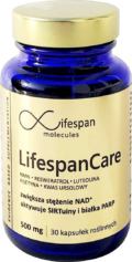 LIFESPAN CARE <br> aktywator komórkowych białek przeciwstarzeniowych, senolityk, neuroprotektor